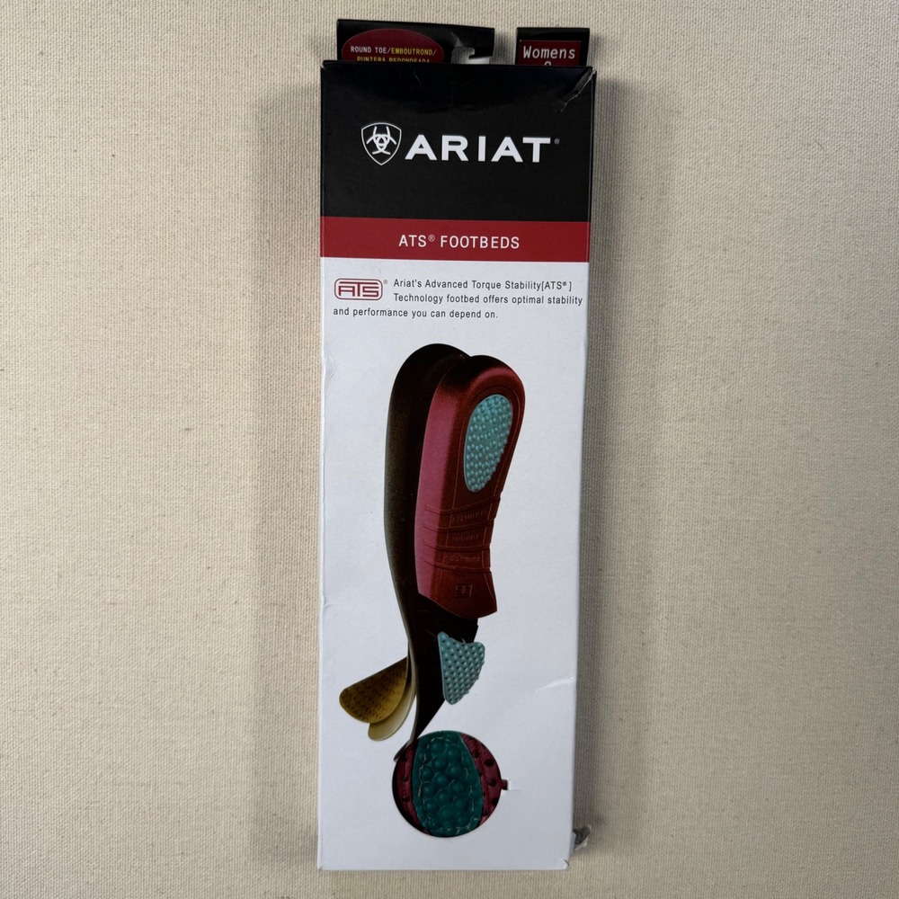 Ariat Women's 8 ATS Footbeds Round Toe Replacement Insoles Size 8 A10008010